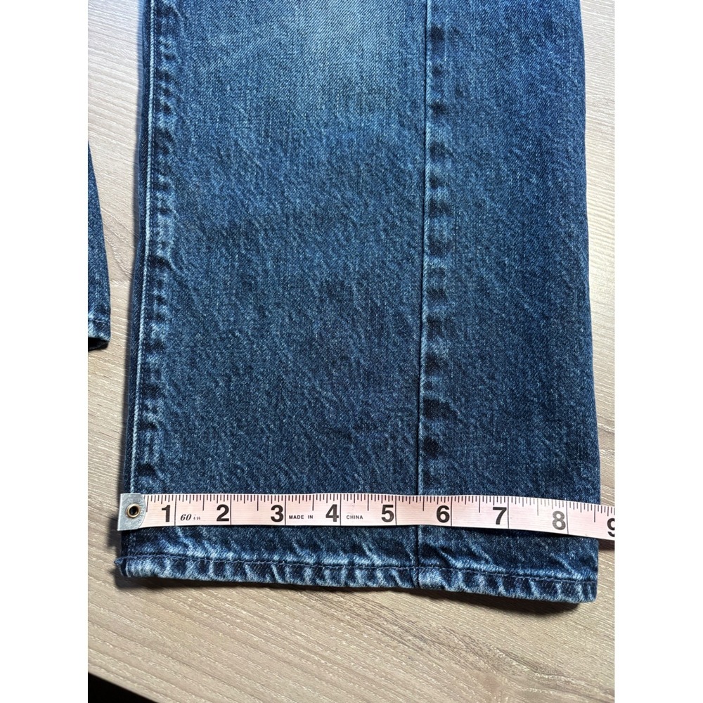 Mother Superior 24 Lil' Half-Pipe Ankle Jeans Wide Barrel Leg Denim Baggy Street - Picture 14 of 14
